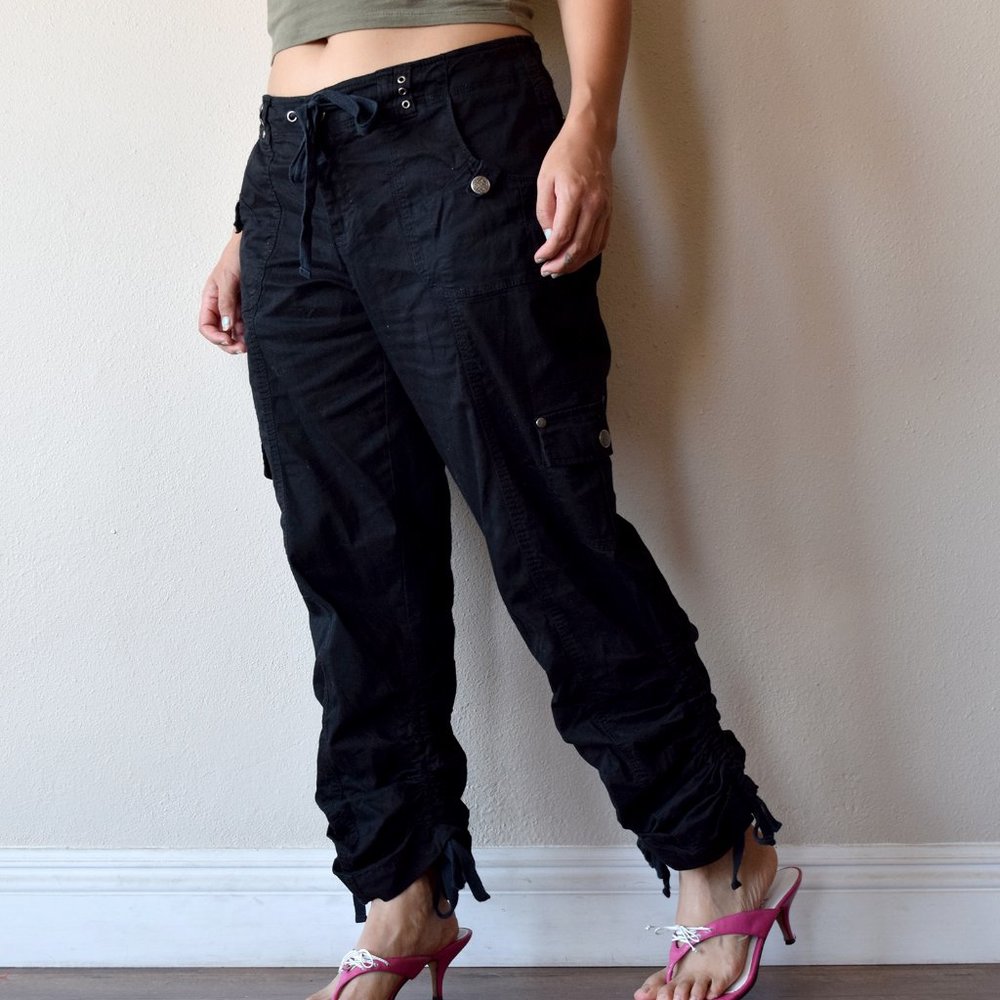Vintage Black Ankle Pants